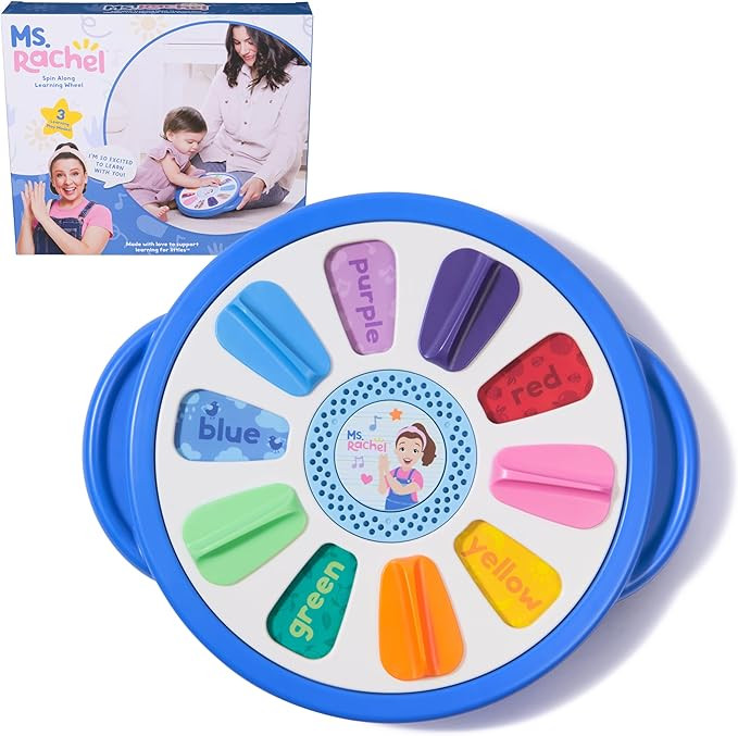 Ms. Rachel Official Spin Along Learning Wheel with 3 Learning Play Modes, Educational Toys & Todd... | Amazon (US)