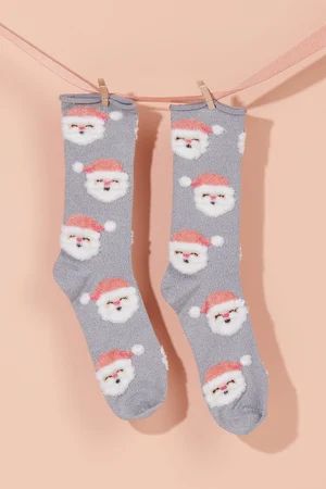 Santa Claus Cozy Socks | Altar'd State