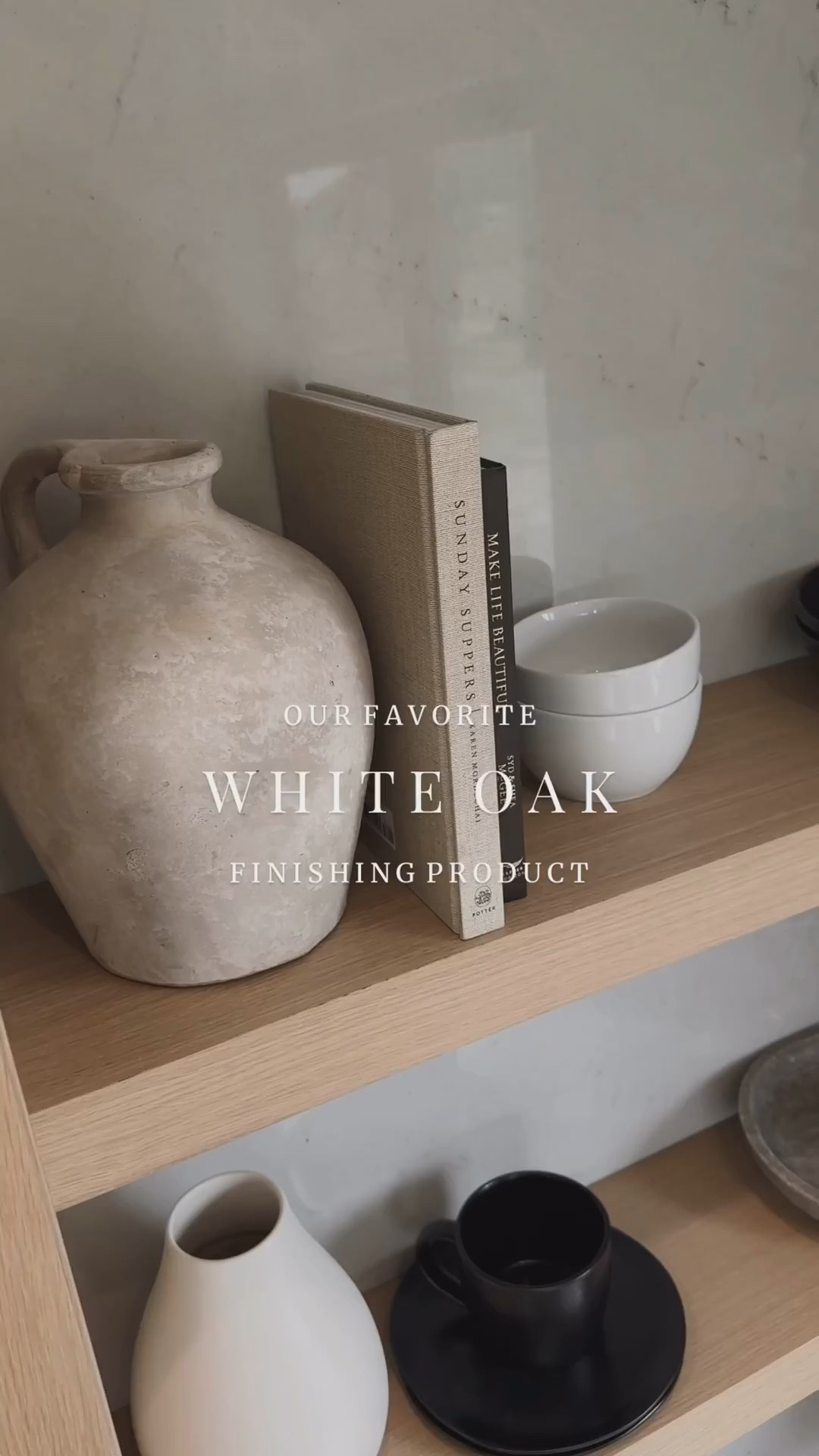 Our #1 go-to color for finishing white oak 🤎 Rubio Monocoat Oil Plus 2C in the color “Natural” has a creamy base that gives that raw look we all love without the orange tint. 
**TIP: be sure to select white oak that has a neutral/tan undertone. A lot of white oak has a strong pink undertone, so we suggest avoiding those pieces to achieve this look. 

#LTKHome