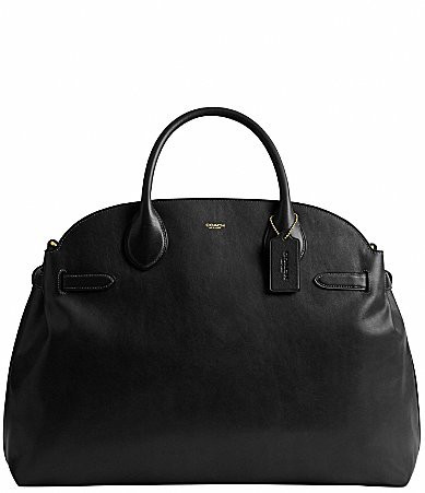 COACH Soft Empire Carryall 48 Satchel Handle Bag - Black | Dillard's