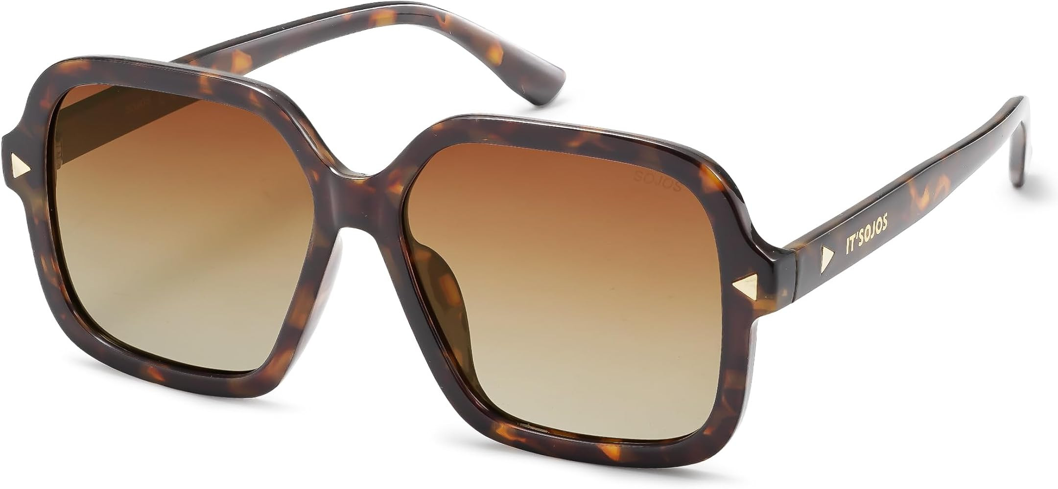 SOJOS Sunglasses for Women & Men, Square, Polarized Lens, Trendy, Oversized Shades SJ2298 | Amazon (US)