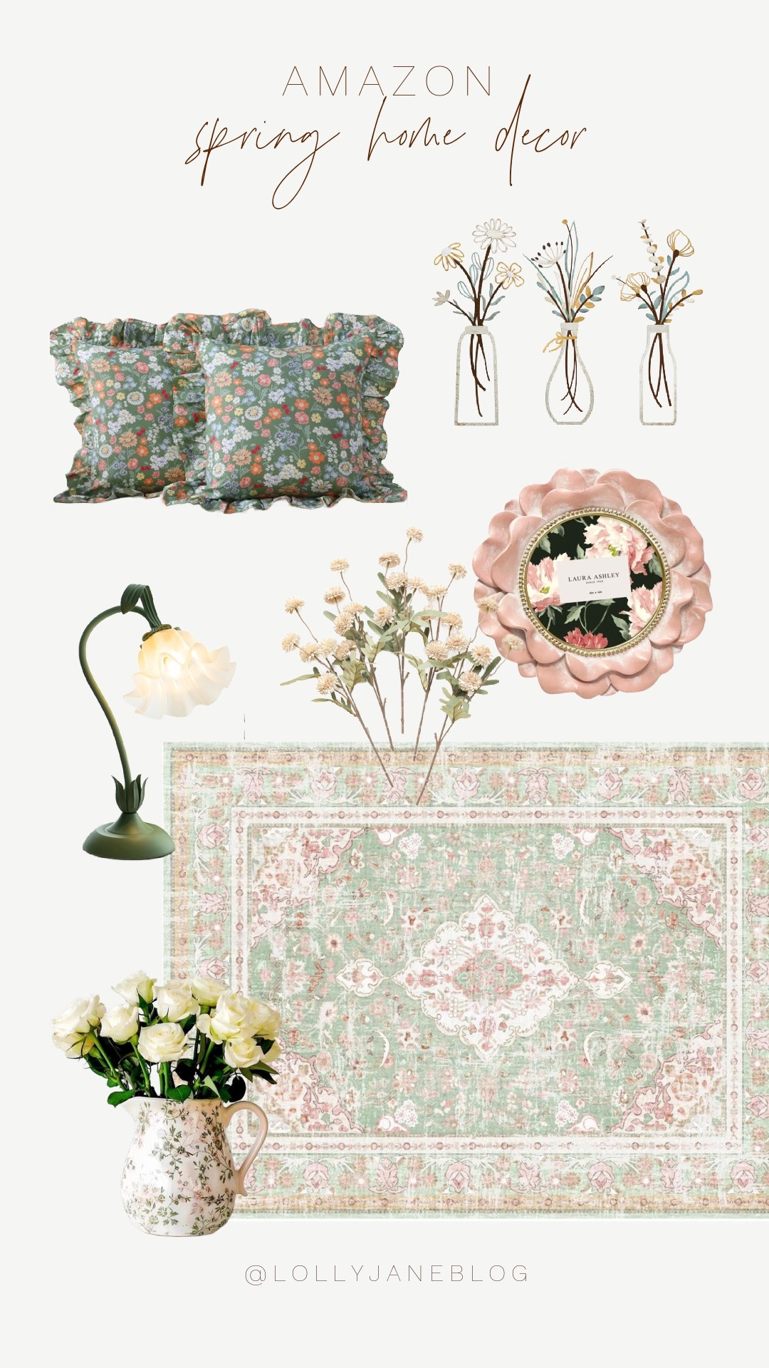 All the floral finds from Amazon! Spring is in full bloom, and so is your home! Refresh your space with these gorgeous floral finds from Amazon—think dreamy throw pillows, elegant wall art, and the cutest flower lamp! Who else loves a seasonal home refresh? 🌸🌷

#SpringRefresh #FloralVibes #AmazonFinds

#LTKStyleTip #LTKSeasonal #LTKHome