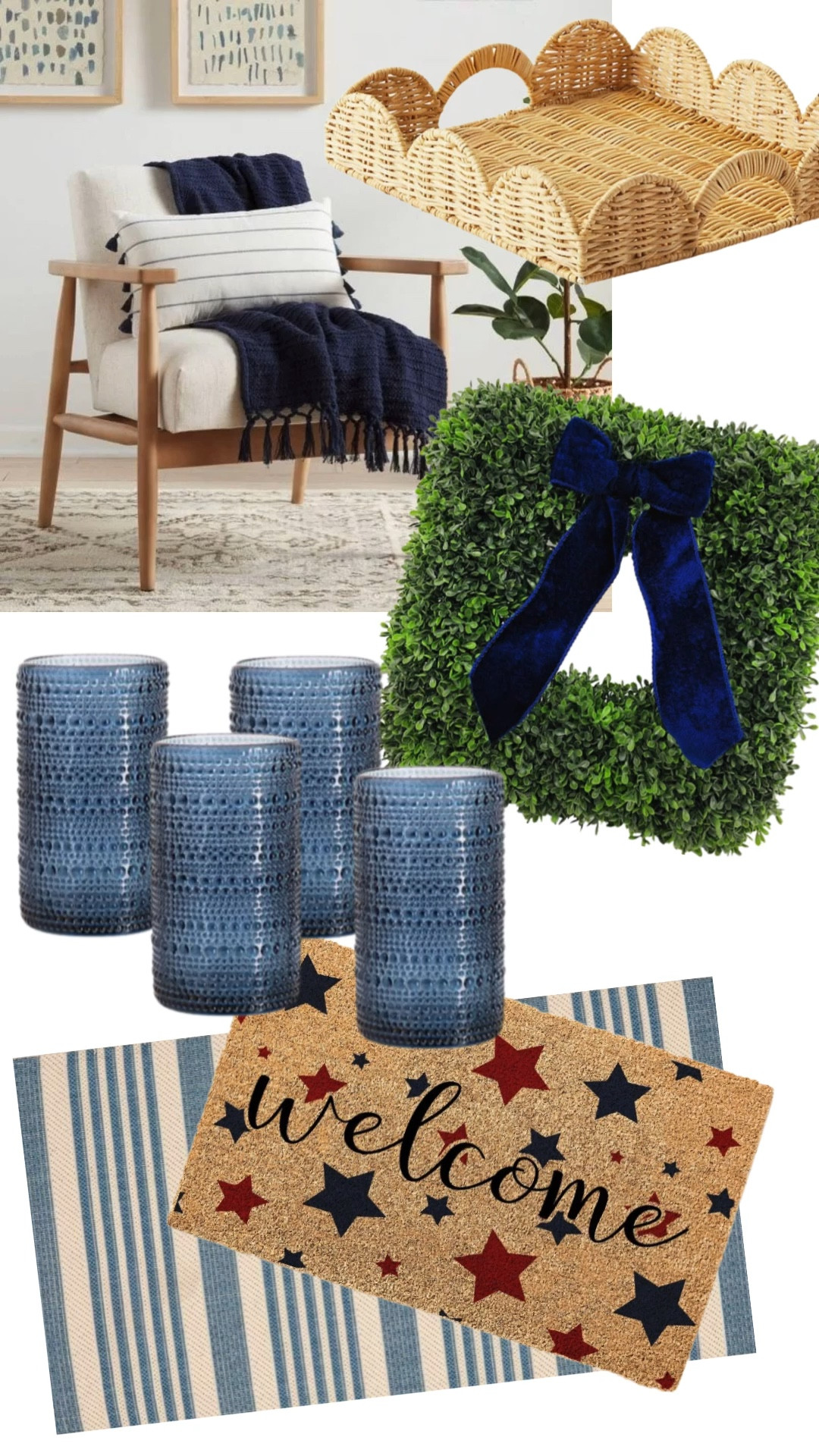 A more neutral 4th of July….But give me the brightest fireworks you got! 
🤍
United States Flag, 4th of July Decor, Independence Day Decor


#LTKfamily #LTKhome #LTKfindsunder50
