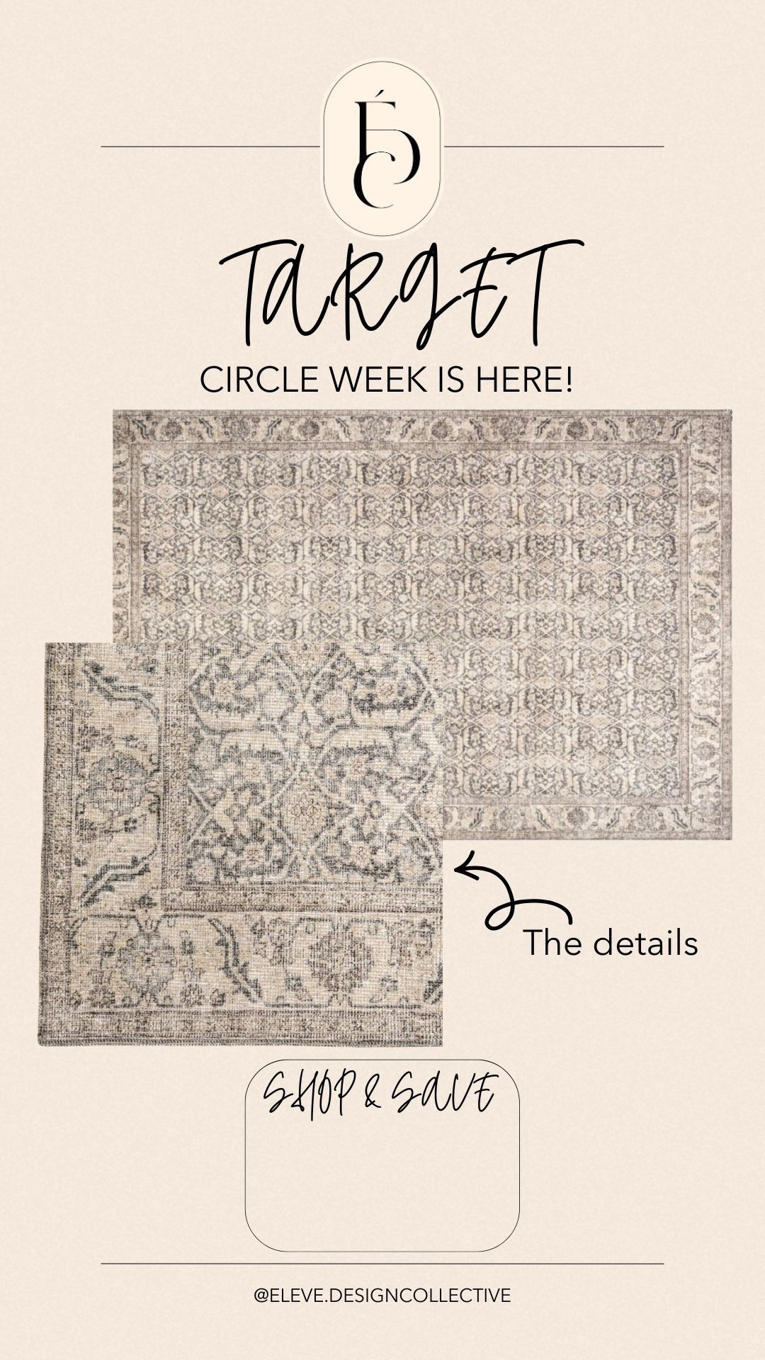 Target has some amazing rugs on sale for target circle week!

#LTKFindsUnder100 #LTKHome #LTKSaleAlert