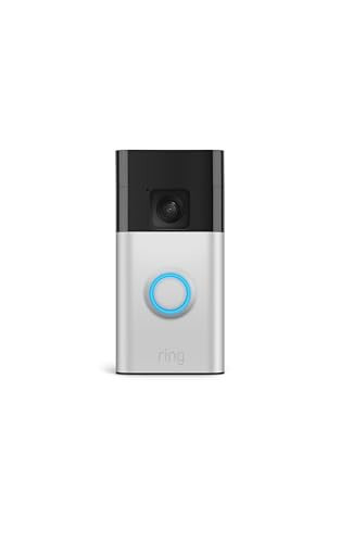 Ring Battery Doorbell (newest model), Home or business security with Head-to-Toe video, Live View with Two-Way Talk, and Motion Detection & Alerts, Satin Nickel | Amazon (US)