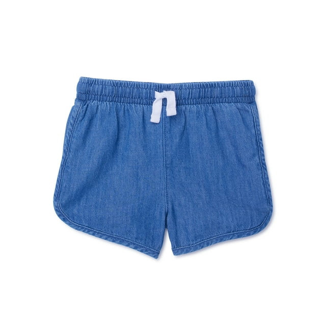 Garanimals Toddler Girl Denim Dolphin Short, Sizes 18M-5T | Walmart (US)