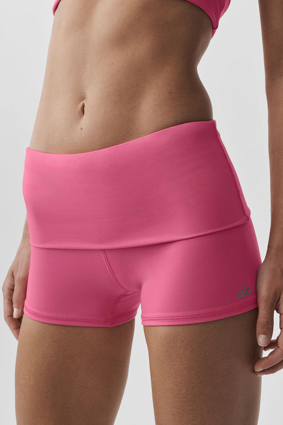 3" ALO Softsculpt Low-Rise Foldover Short | Alo Yoga (US)