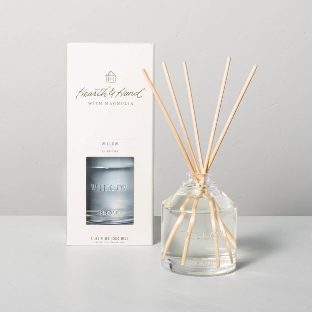 12.3 fl oz Willow Oil Diffuser - Hearth &#38; Hand&#8482; with Magnolia | Target