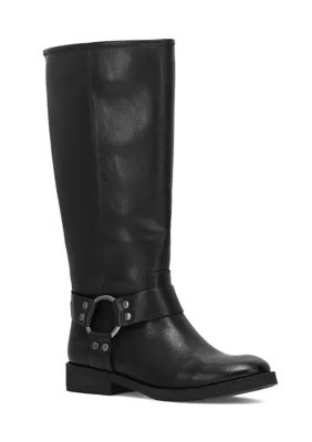 Frye & Co Women's Kellie Harness Boots, Black, 9M | Belk