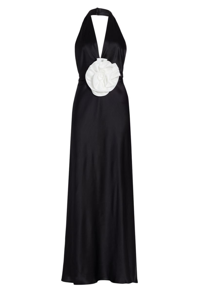 Grayson Rosette Halter Gown | Saks Fifth Avenue