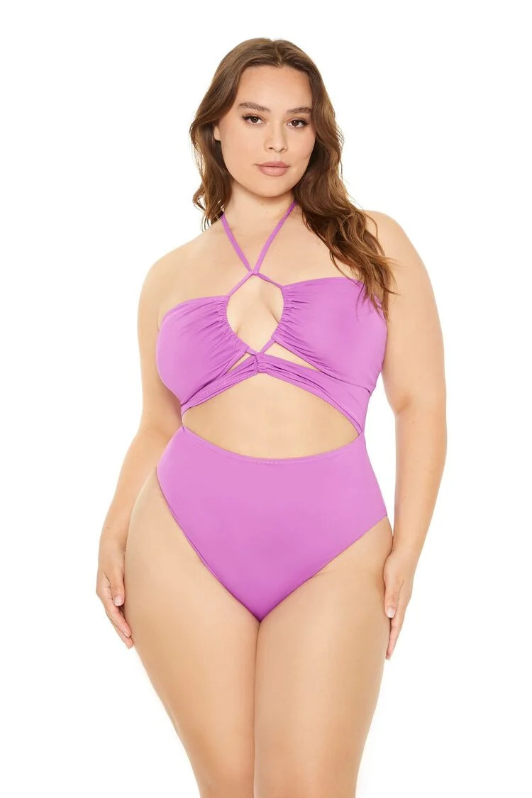 Plus Size Monokini One-Piece Swimsuit | Forever 21