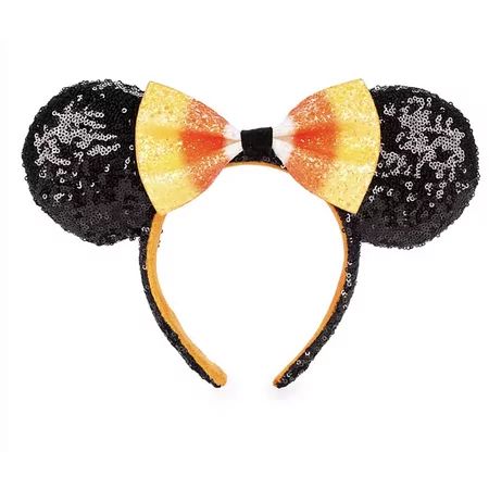 Disney Parks Halloween Minnie Candy Corn Ear Headband Adults New with Tag | Walmart (US)