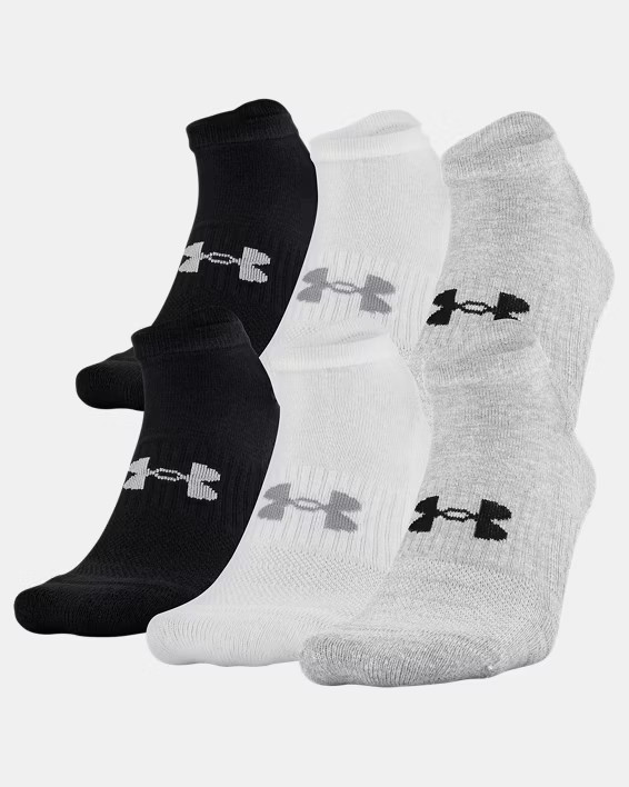 Unisex UA Training Cotton No Show 6-Pack Socks | Under Armour (US)