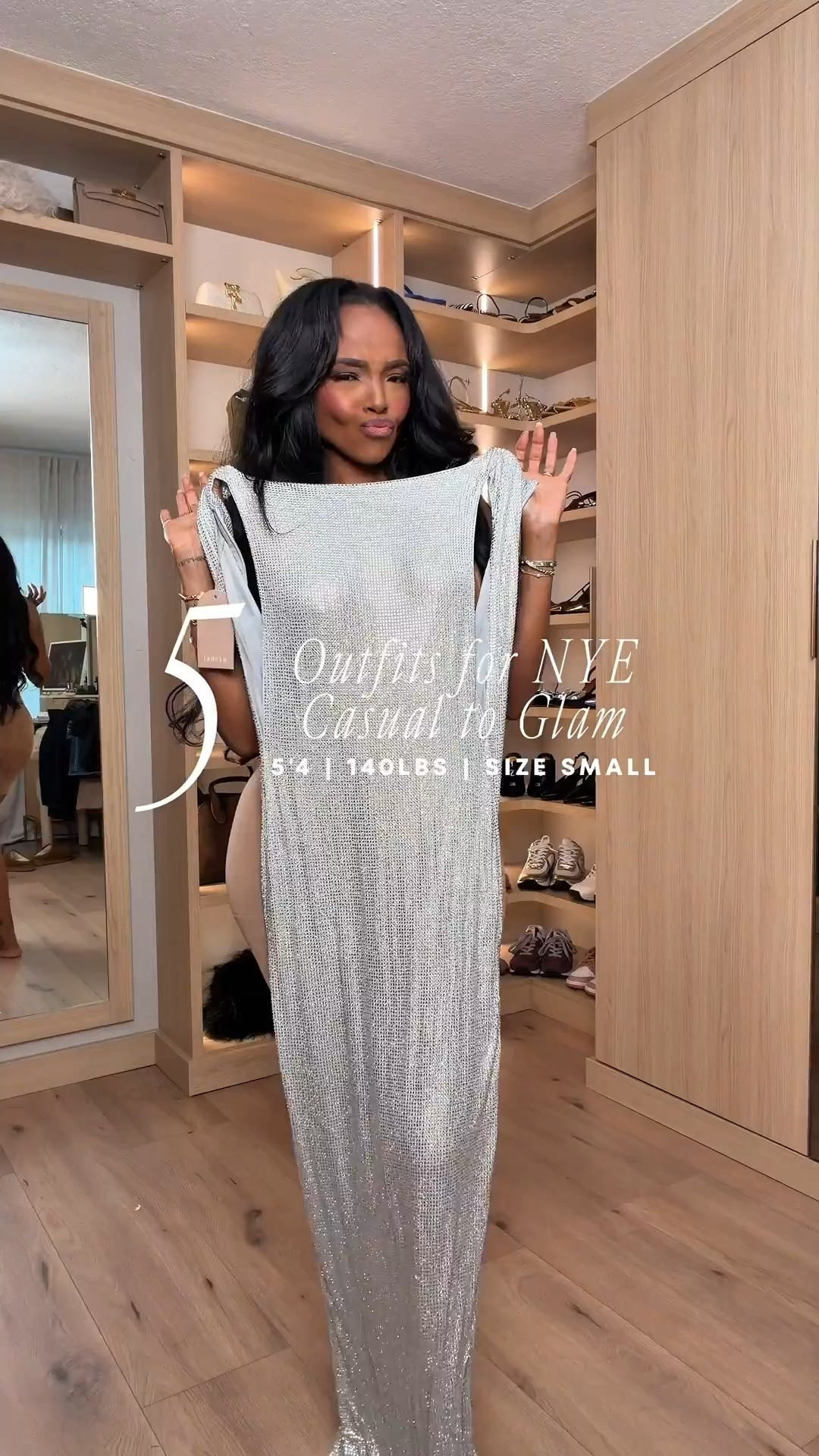 ✨ NYE Outfit Edit — Casual to glam looks that transition effortlessly from intimate dinners to full-on celebrations. From subtle sparkle to statement silhouettes, these pieces are all about confidence, movement, and standout details.

Each look can be styled up with heels and bold accessories or kept minimal for an elevated, understated vibe.

Perfect for New Year’s Eve parties, cocktail events, dinner reservations, and holiday celebrations.

📏 Sizing:
• Dresses: Size Small  
Measurements: 5’4” · 138 lbs · 34D · 27” waist · 40” hips

New Year’s Eve outfits, NYE dress ideas, casual to glam looks, sparkle dresses, chic holiday outfits, event-ready style, flattering evening wear.

Tap to get details and favorite this post to revisit later.

Follow me on Instagram and YouTube @kirasfashionfinds

#LTKootd #LTKgrwm