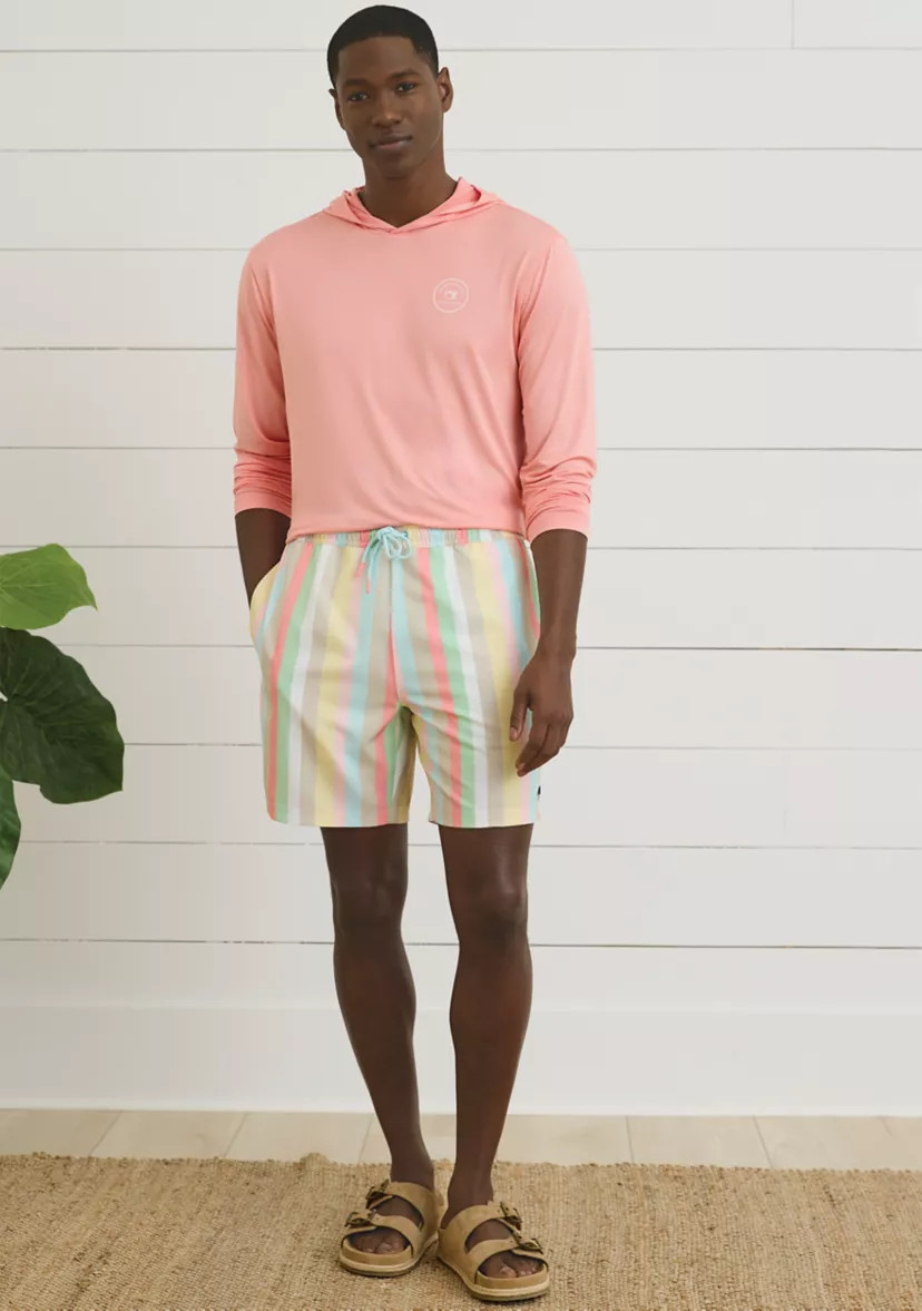 Sewing Down South x Crown & Ivy™ Jerry 7" Swim Trunks | Belk