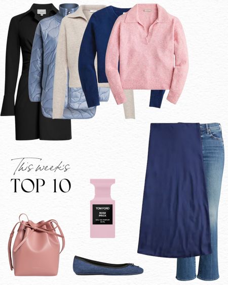 This week’s top 10 best sellers! I wore this navy midi skirt and styled it with my navy crew neck sweater linked below and it’s been one of my go to outfits that is so easy to throw on and look cute! 

#LTKCon #LTKGiftGuide #LTKSeasonal