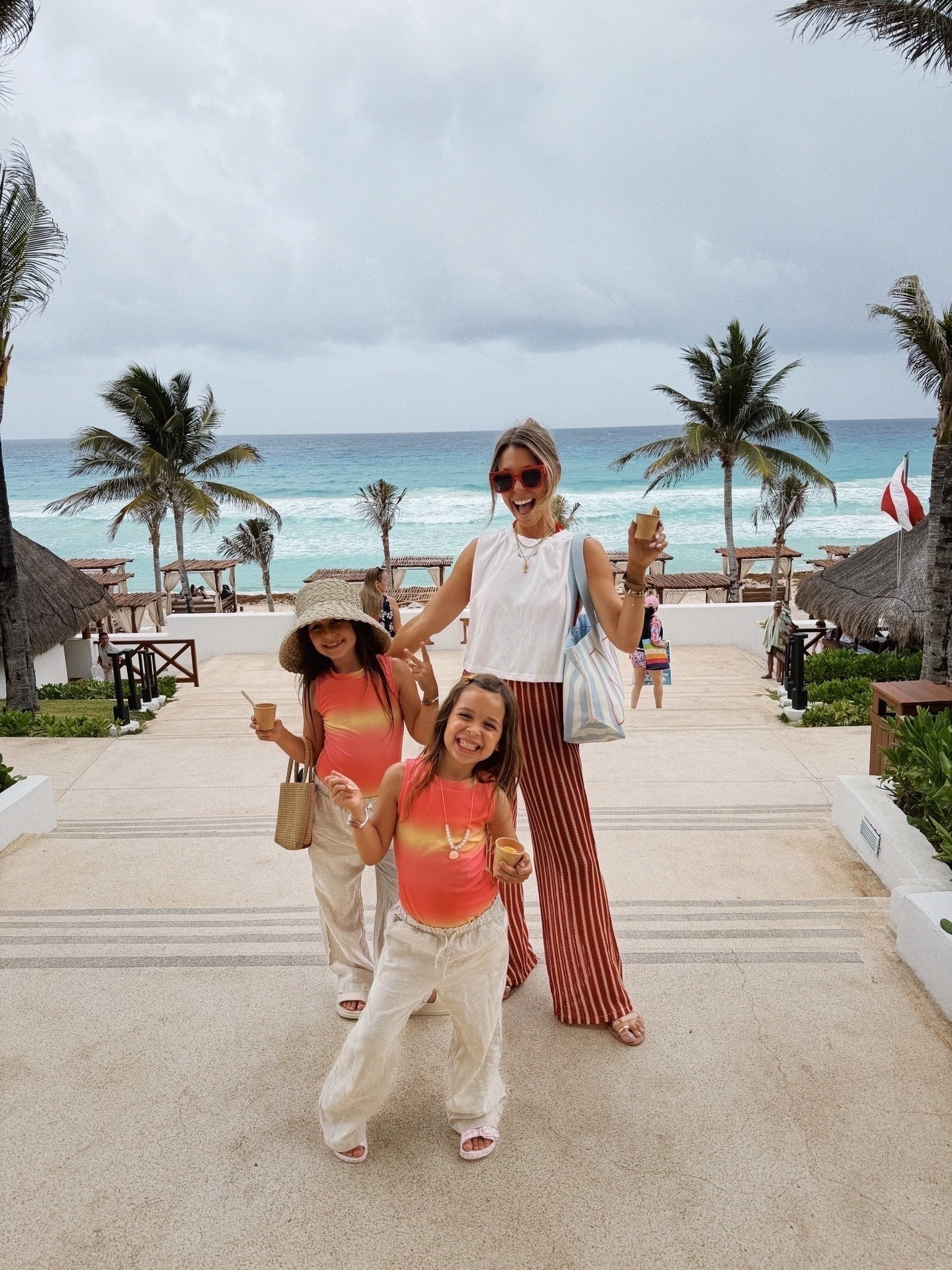 Mexico beach fits! Size small pants. Small crop tank!

#LTKSwim #LTKTravel #LTKKids