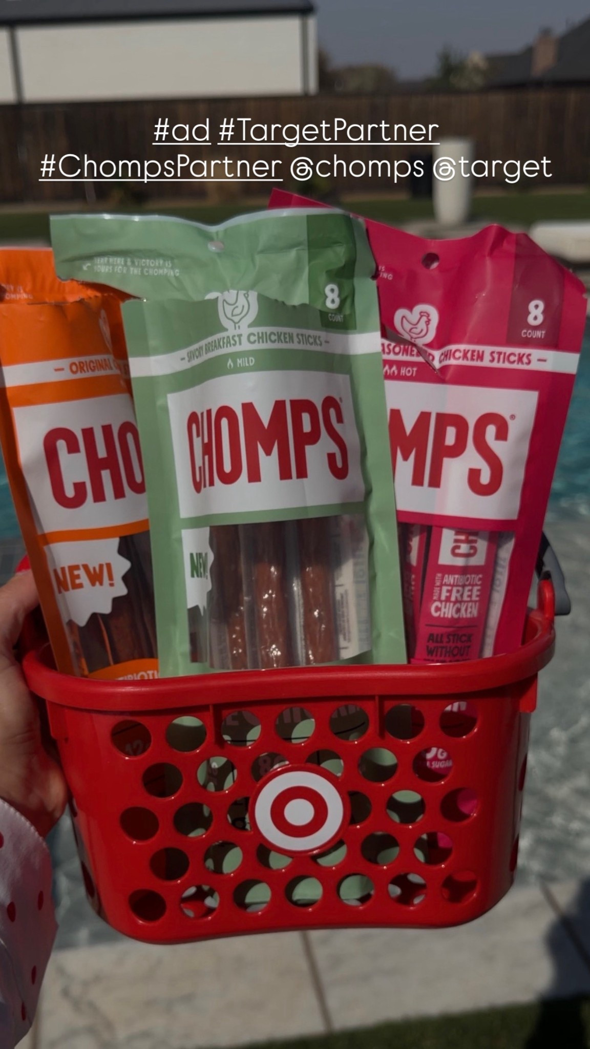 
#ad Chomps sticks are one of our favorite family on the go snacks! Grab the new chomps chicken sticks at Target today! You’ll love all the new flavors! #TargetPartner #ChompsPartner @chomps @Target 