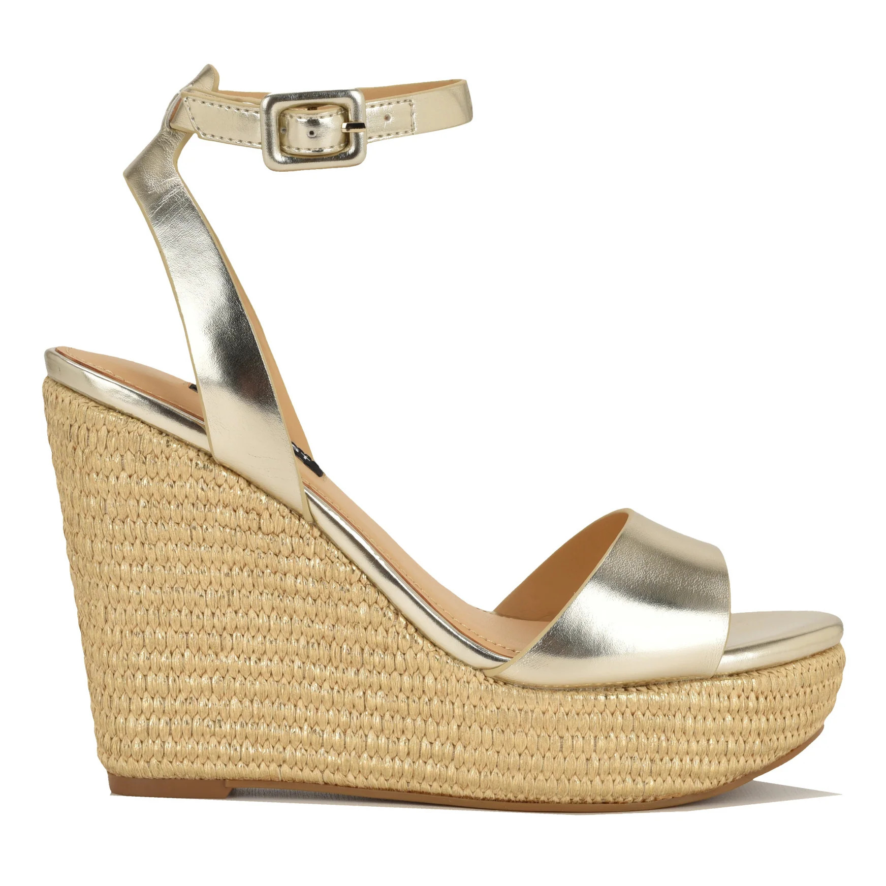 Women's Hanlow Espadrille Wedge Sandals - Platino | Nine West | Nine West (US)