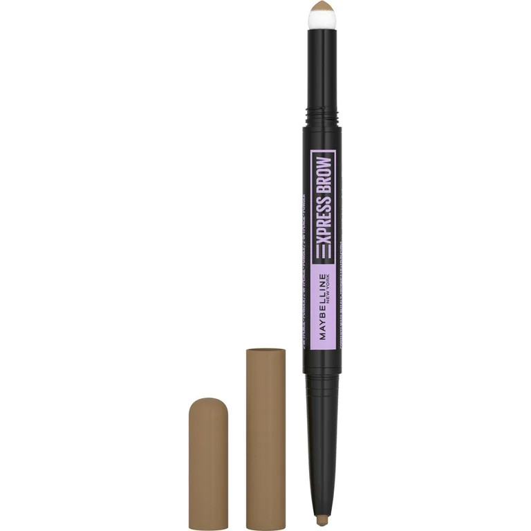 Maybelline Express Brow 2-In-1 Pencil and Powder, Eyebrow Makeup, Blonde, 0.02 oz - Walmart.com | Walmart (US)