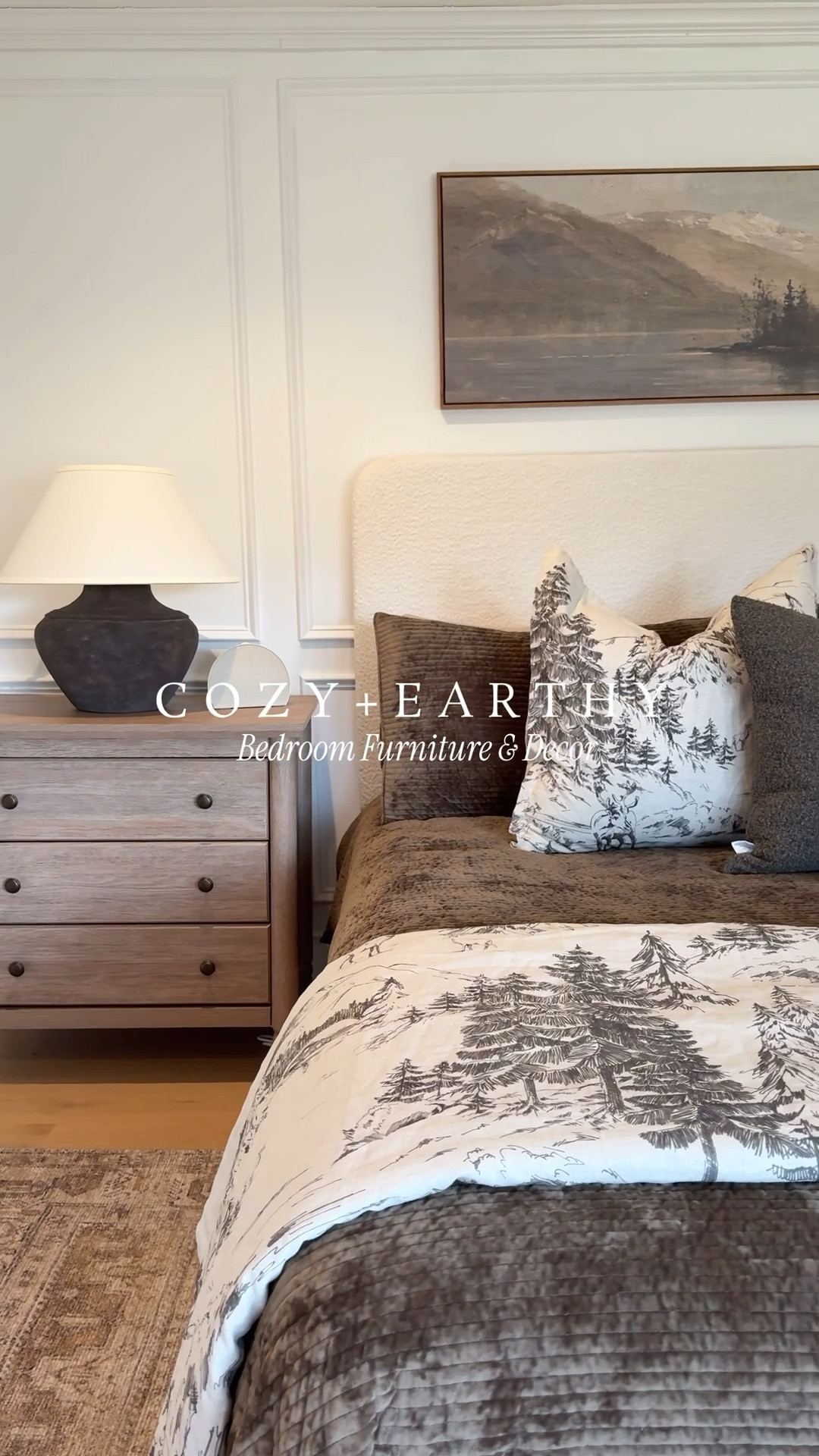 Cozy, earthy winter bedding, furniture, and decor. Create a bedroom you love. 🤎



#LTKSeasonal #LTKHome #LTKmorningroutine