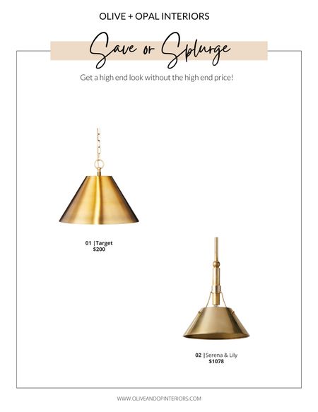 Would you save or splurge on this brass pendant light?!
.
.
.
Target
Serena & Lily
Brass Pendant Light
Gold Pendant Light
Kitchen Lighting 
Modern 
Transitional 


#LTKbeauty #LTKstyletip #LTKhome