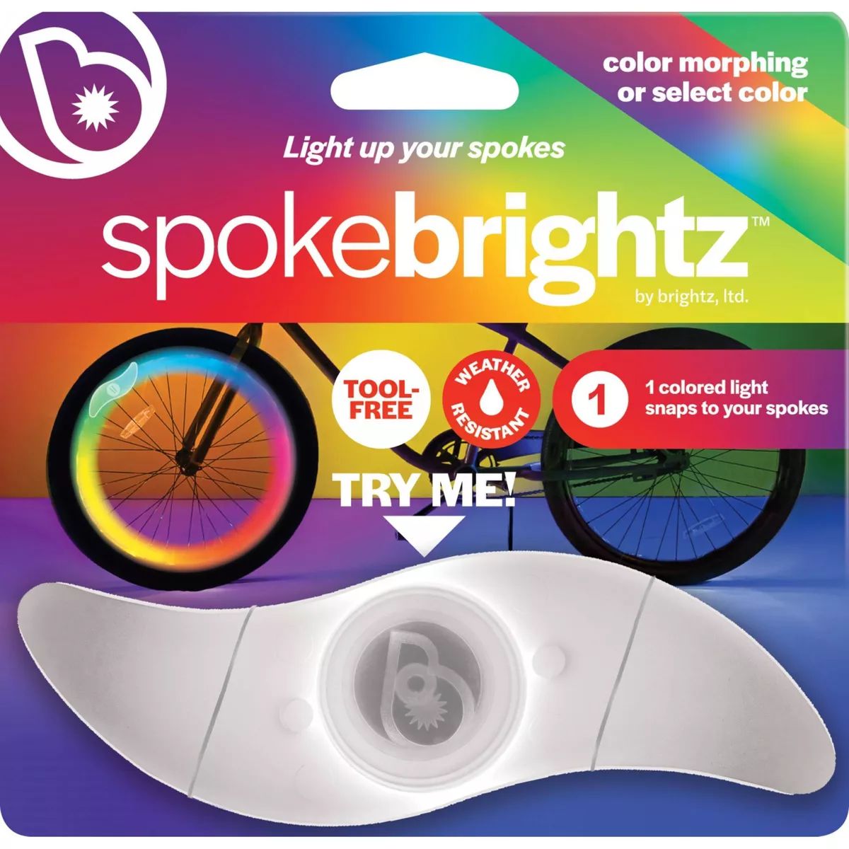 Brightz Spoke LED Bike Light - Color Morphing | Target