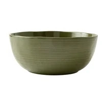 Better Homes & Gardens Artisan Round Green Stoneware Serving Bowl, 10 in, 18 oz | Walmart (US)