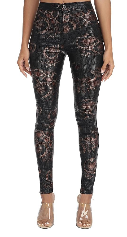 WAYRUNZ Womens High Waisted Pants Stretch Legging Jeans | Amazon (US)