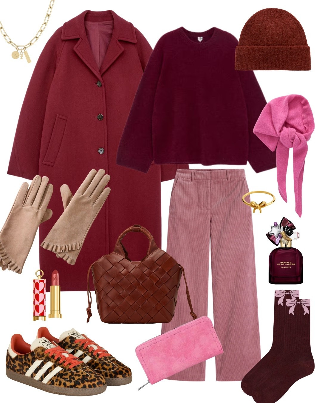 Rosarotes Vorweihnachts-Outfit. Seid ihr schon in Weihnachtsstimmung? Hier kommt sie langsam aber sicher an, ich bin, wie viele, momentan sehr in love mit bordeaux, burgundy und ich finde, rosa, braun und leo passen perfekt dazu. 

#LTKdeutschland #LTKwinter #LTKdatenight