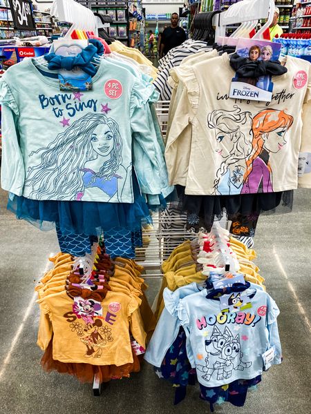 Four piece toddler girl sets! Little mermaid, Frozen, Minnie and Bluey! Grab a set for only $16.98 at Walmart! Another great find

#LTKkids #LTKstyletip #LTKFind