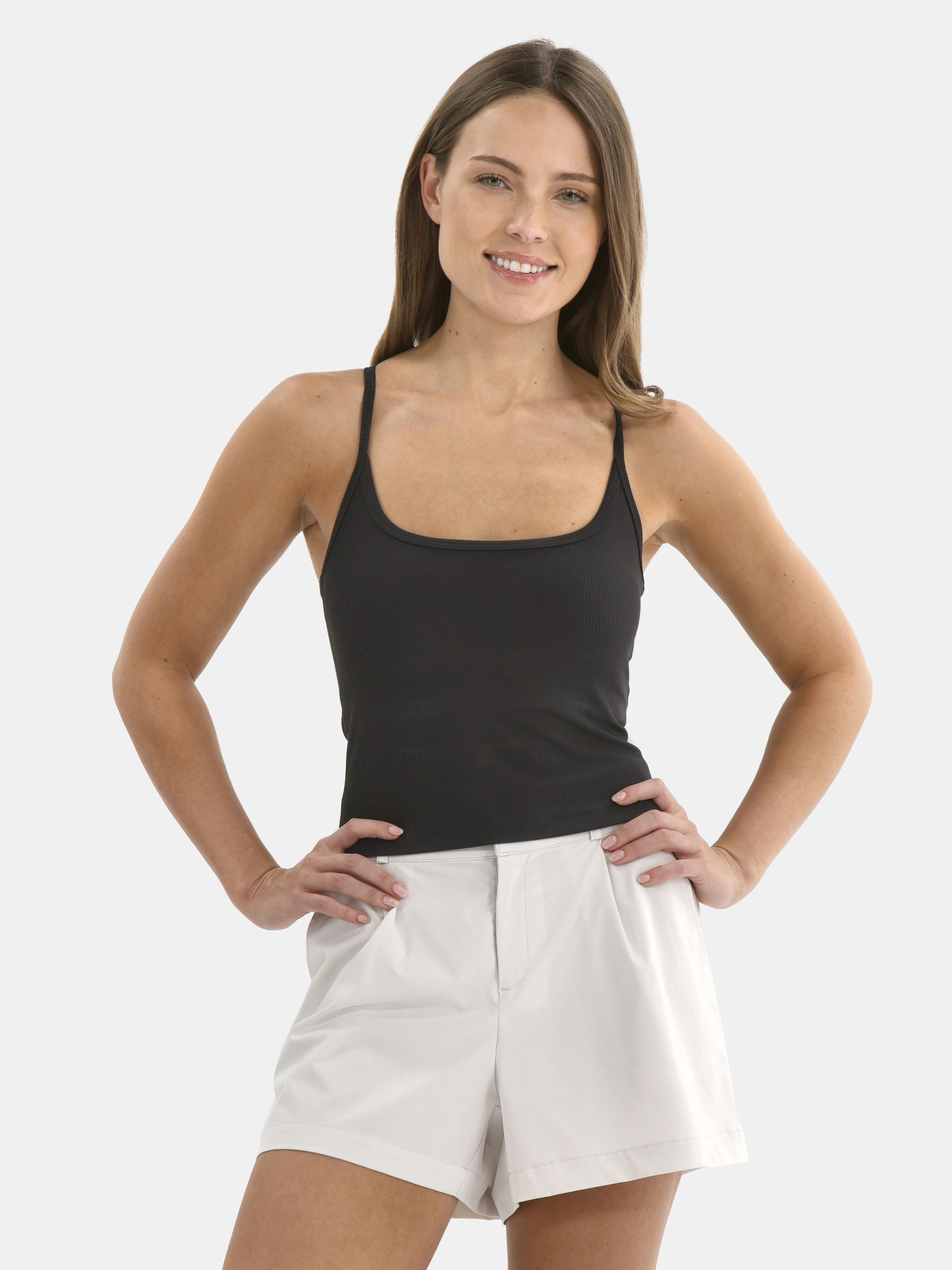 Avia Women's Ribbed SoftSculpt Tank Top with UPF 50, Sizes XS-XXXL | Walmart (US)