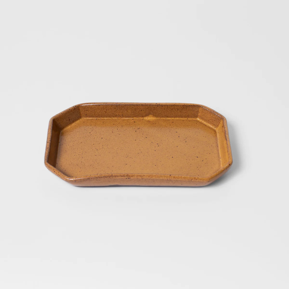 S|H Ochre Beveled Soap Dish | Stoffer Home