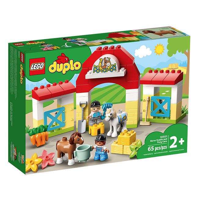 LEGO DUPLO Town - Horse Stable and Pony Care | Fat Brain Toys