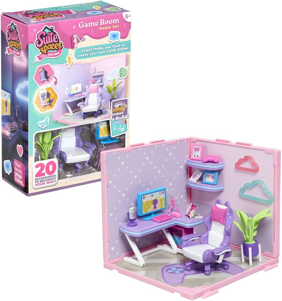 Goliath Suite Spaces - Game Room Set | Your Room, Your Rules! Contains 20 Gaming Themed Accessori... | Amazon (UK)