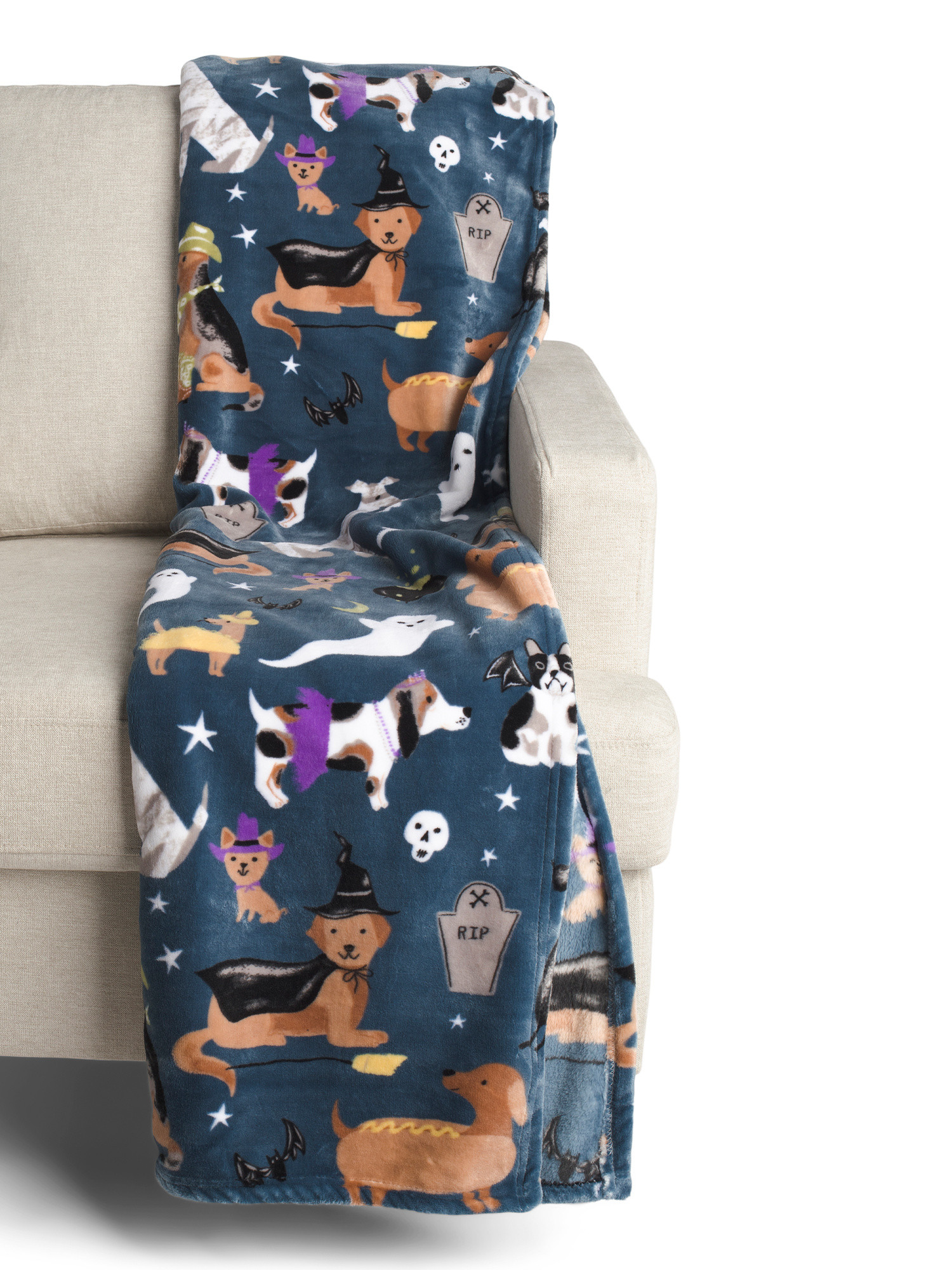Buster Halloween Dogs Throw | TJ Maxx