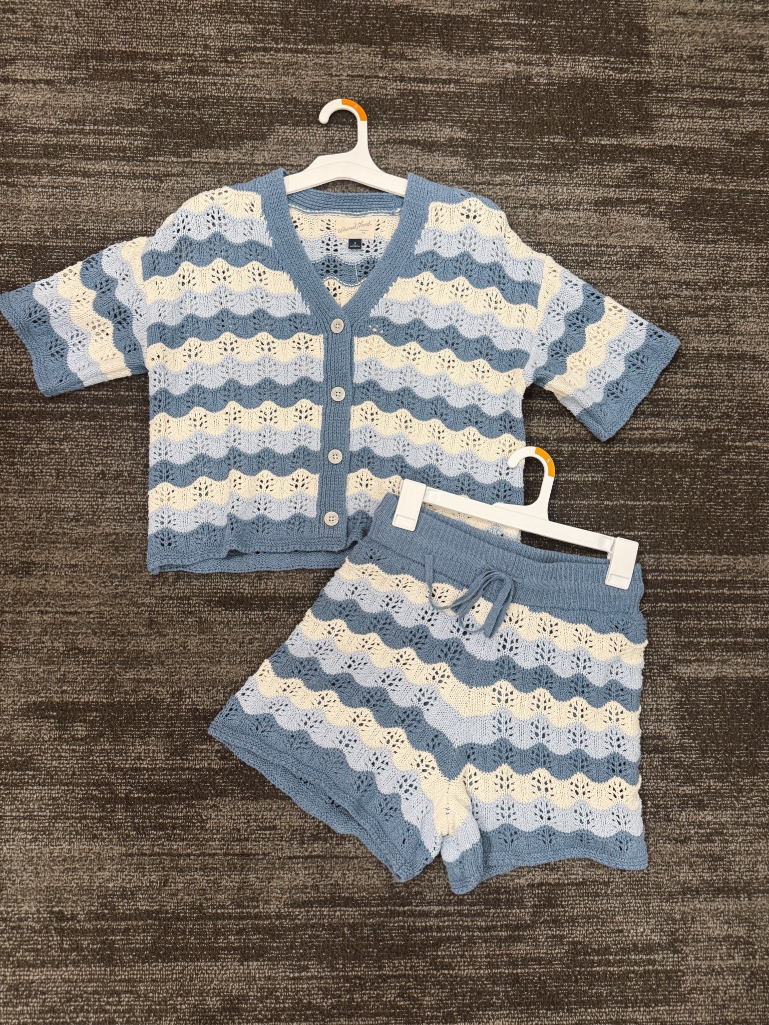 This crochet set is literally breaking the internet 💙🤍🔗✨🐚 Wear to the pool, beach or resort. 

#LTKSwim #LTKTravel #LTKdayinmylife