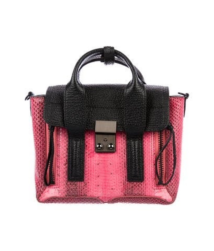 3.1 Phillip Lim Python Mini Pashli Satchel Pink 3.1 Phillip Lim Python Mini Pashli Satchel | The RealReal