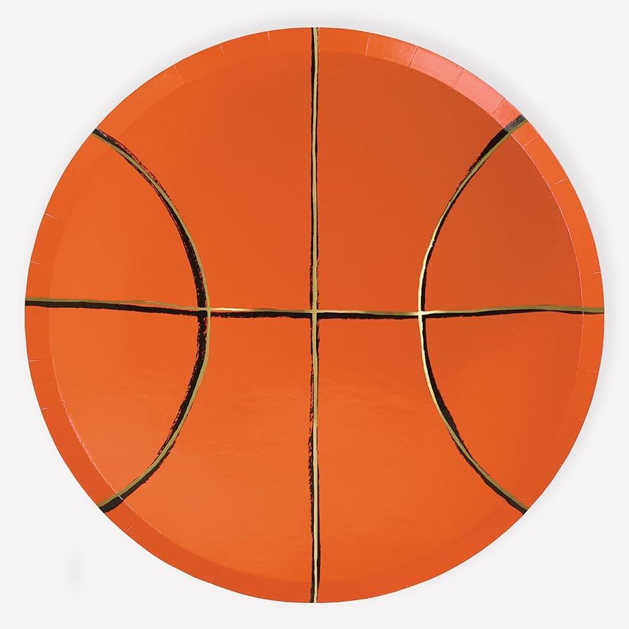 Meri Meri Basketball Plates (Pack of 8) | Amazon (US)