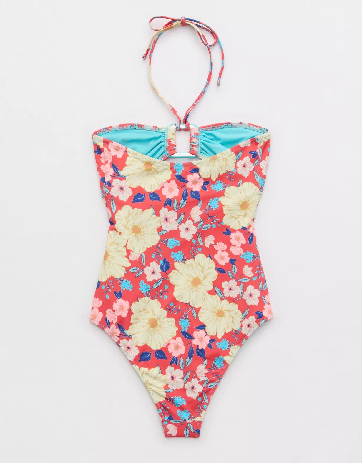 Aerie Ring Bandeau Cheeky One Piece Swimsuit | Aerie