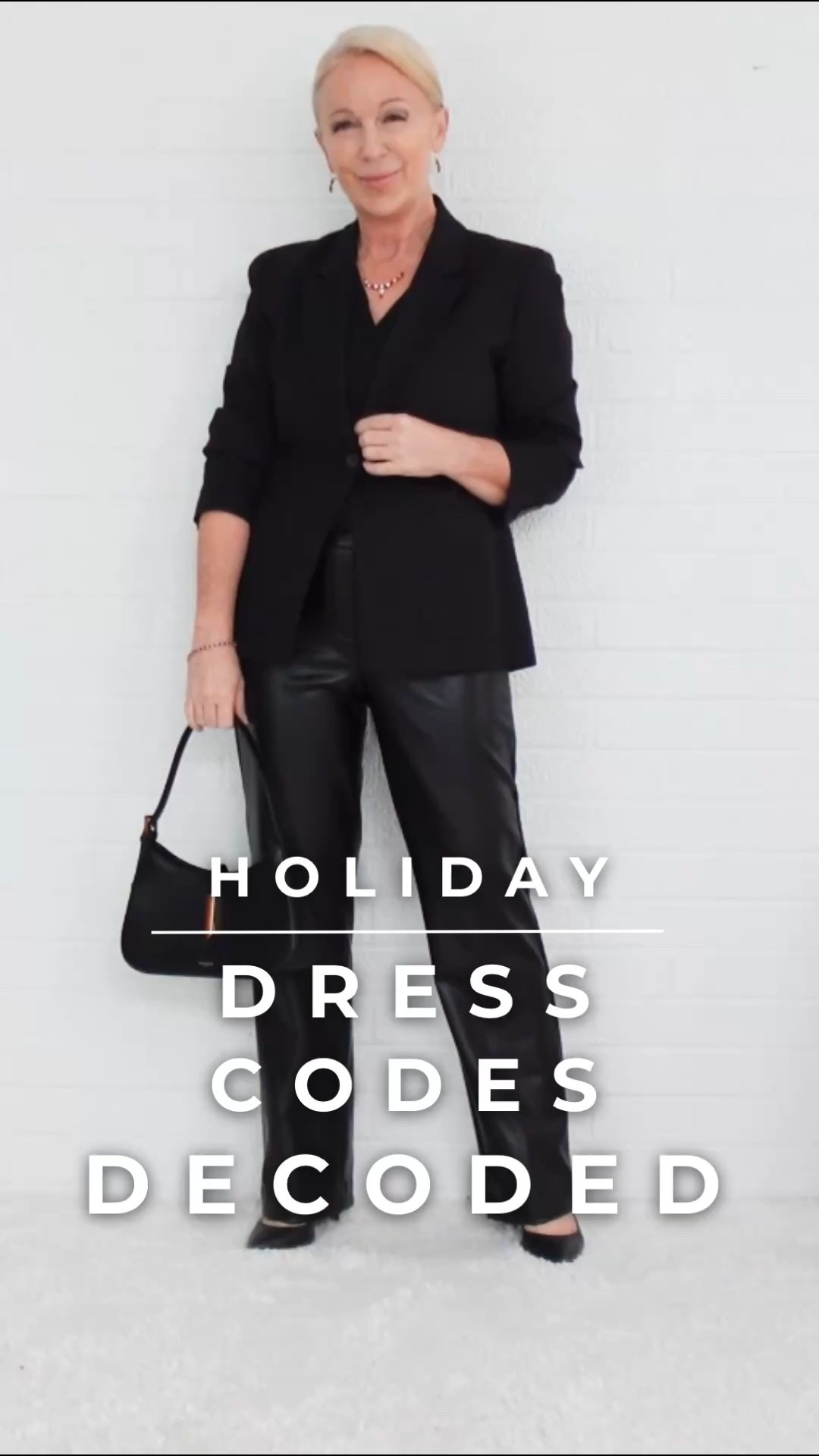 Holiday Dress Codes DECODED: Cocktail Attire



✨ Don’t be the woman who shows up underdressed to the holiday cocktail party.

🌟 Cocktail Attire is where elegance, refinement, and intention all meet. 
🫣 If you’re unsure what to wear for a holiday cocktail event, this guide breaks down the exact styling formula that keeps midlife women looking polished—not overdressed, not underdressed… but perfectly elevated.

🎄 What qualifies as Cocktail Attire? Think sleek midi dresses, refined jumpsuits, or simple column silhouettes with one standout detail—luxurious fabric, a sculpted neckline, rich color, or an architectural sleeve.

💼 Accessories should whisper quiet luxury: A structured clutch, delicate heels, and minimal jewelry that looks intentional—not loud.

✨ Why this works for women 40, 50, and 60+: It elongates the silhouette, adds presence without effort, and keeps the focus on your elegance and confidence—not the outfit trying too hard.

If you love quiet luxury, European-inspired style, and holiday outfit formulas that make dressing effortless… you’re in the right place.

👇 Save this for your next cocktail party and follow for more holiday dress codes decoded.

💬 Say COCKTAIL to watch the video and for shopping links.

💋 With Style + Presence,
Valarie

#FashionOver40 #FashionOver50 #holidayoutfit #holidayoutfits 


#LTKOver40 #LTKPetite #LTKHoliday