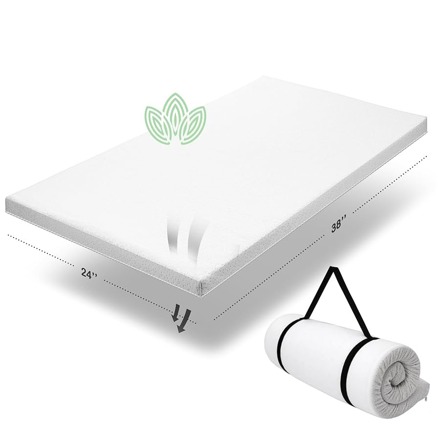 Organic Cotton Pack n Play Topper | CertiPUR-US Baby Mattress Pad for Portable Toddler Bed & Play... | Amazon (US)