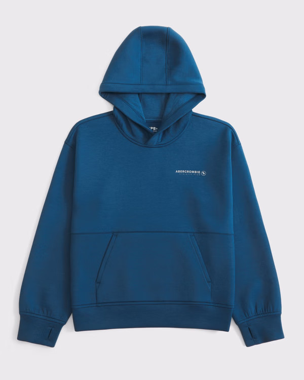 ypb neoknit logo popover hoodie | Abercrombie & Fitch (US)