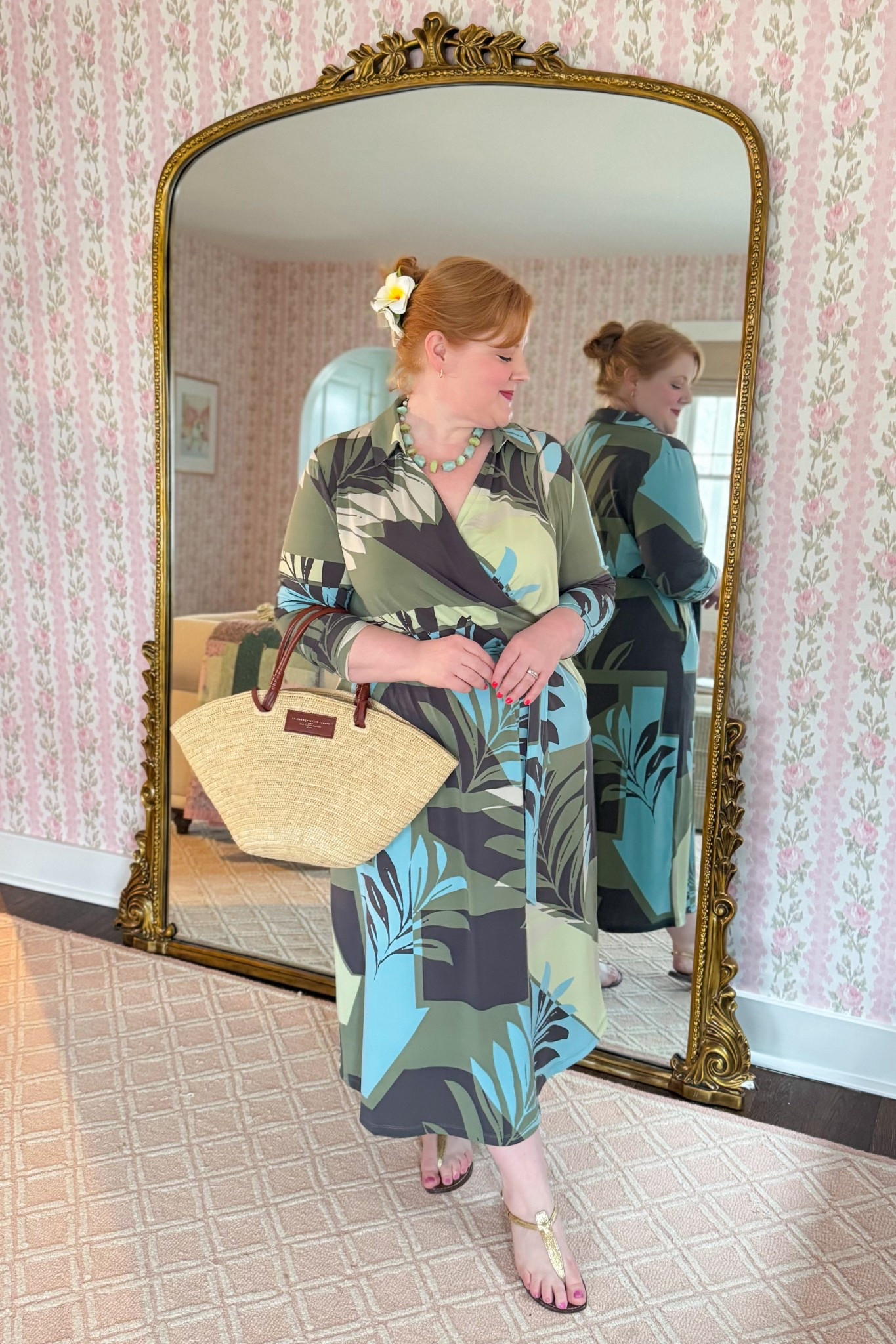 Tropical Vacation Outfit Idea

Ulla Popken dress size 16/18
(35% OFF with code WWWULLA)
Sezane Justine Basket Bag
Sam Edelman Gigi Thong Sandals
Hawaiian Hair Flower Pin

#LTKTravel #LTKPlusSize #LTKootd