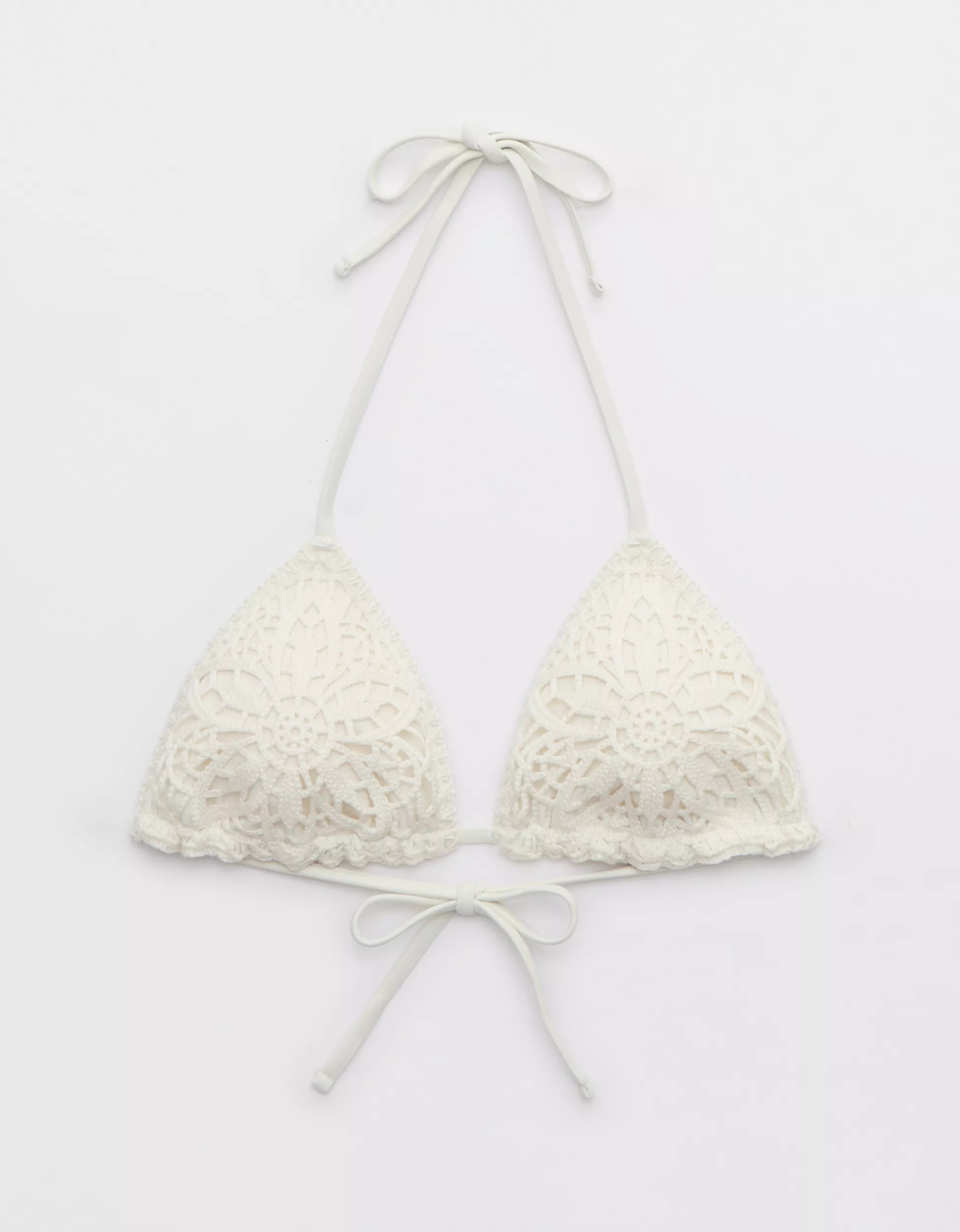 Aerie The Sun-Lover Crochet Bikini Top | American Eagle Outfitters (US & CA)