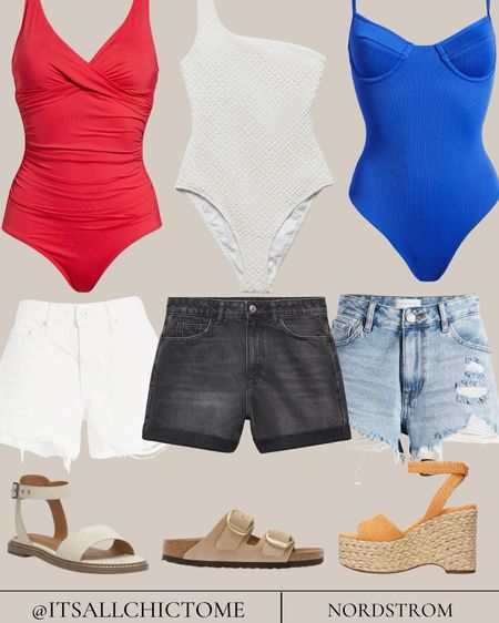 Chic Memorial Day outfit ideas. Red white and blue festive attire and bikinis 

#LTKSeasonal #LTKStyleTip #LTKSwim