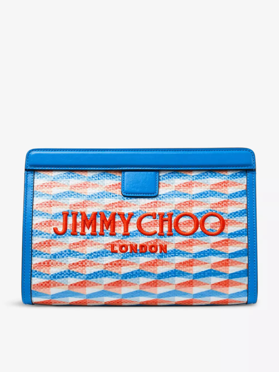 Avenue canvas and leather pouch | Selfridges