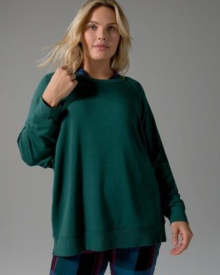 WKND Soft Brushed  Terry Oversized Sweatshirt | SOMA