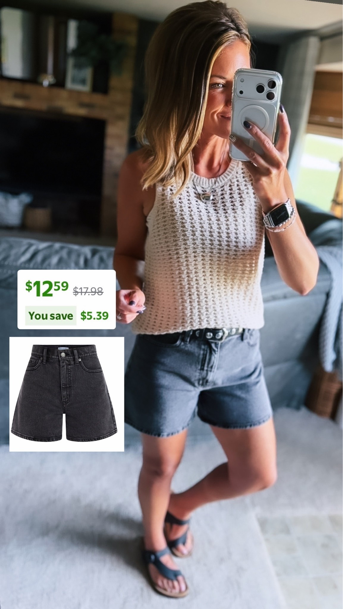 Walmart 5 inch inseam shorts down to $12!!

Wearing size 8
Top/ small

#LTKSeasonal #LTKOver40 #LTKootd