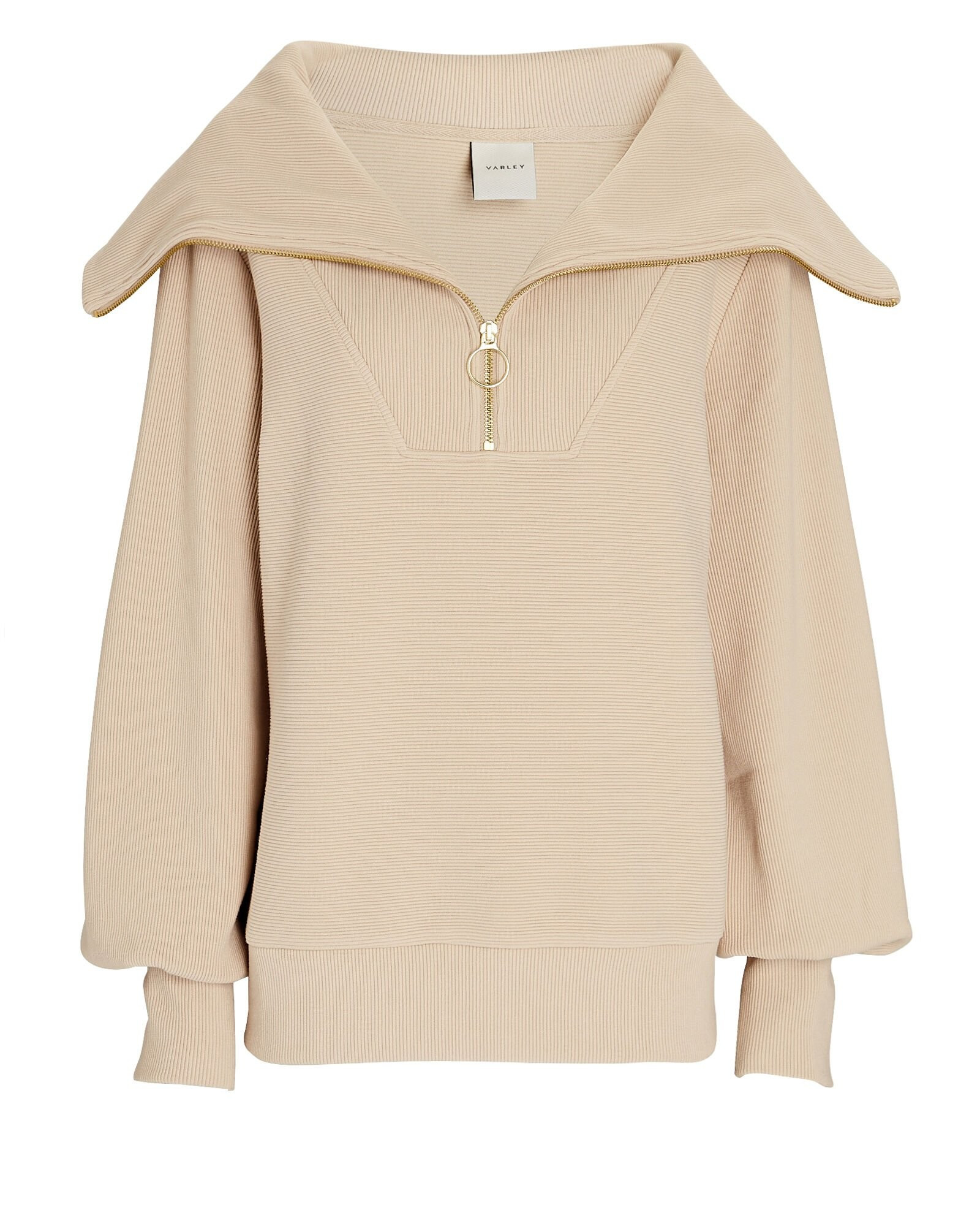 Vine Half-Zip Rib Knit Sweatshirt | INTERMIX